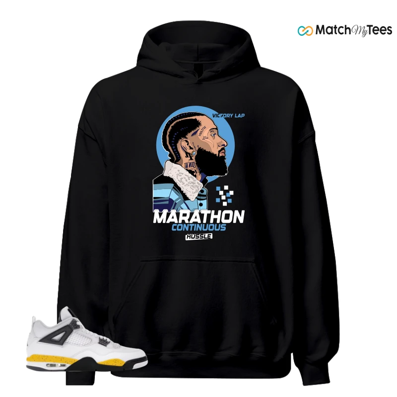 NIKE AIR JORDAN 4 RARE AIR TOUR YELLOW SNEAKER Matching Tees hoodie