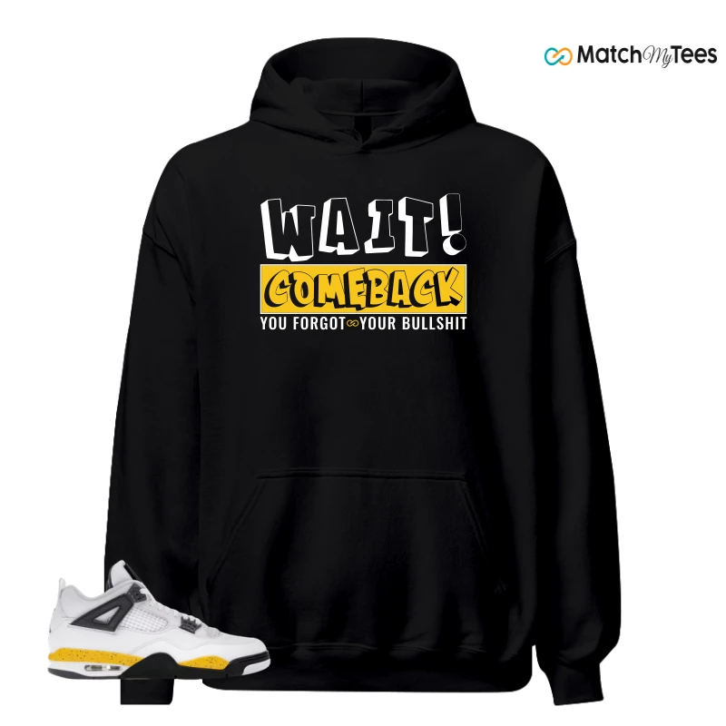 NIKE AIR JORDAN 4 RARE AIR TOUR YELLOW SNEAKER Matching Tees hoodie
