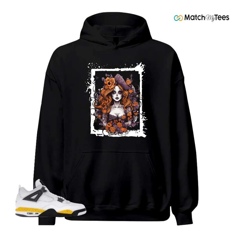 NIKE AIR JORDAN 4 RARE AIR TOUR YELLOW SNEAKER Matching Tees hoodie