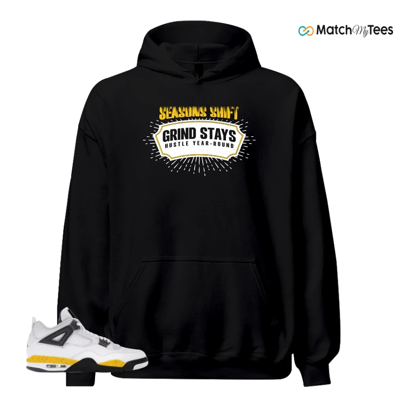NIKE AIR JORDAN 4 RARE AIR TOUR YELLOW SNEAKER Matching Tees hoodie