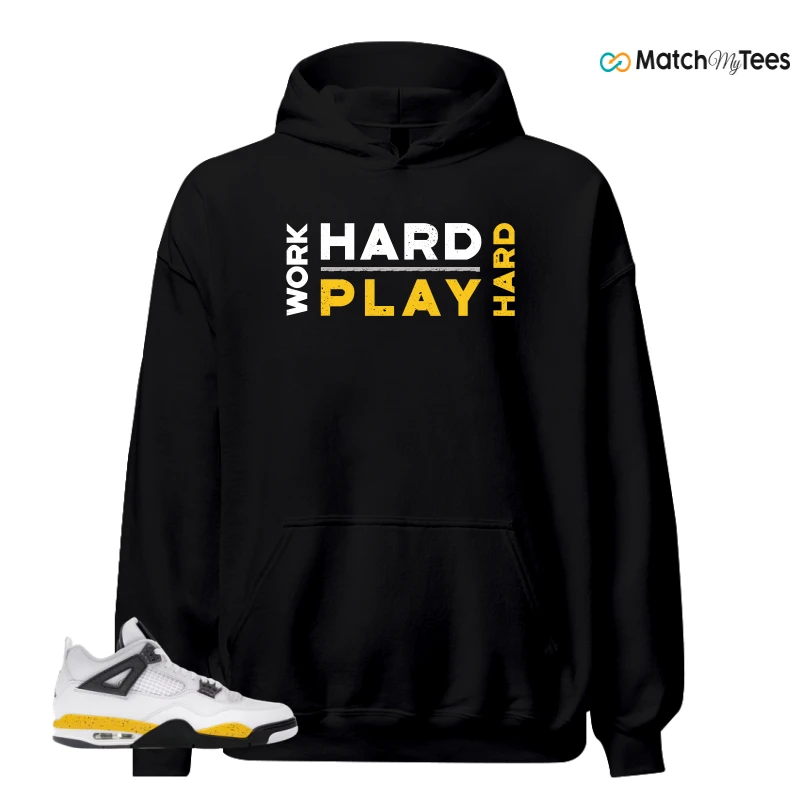 NIKE AIR JORDAN 4 RARE AIR TOUR YELLOW SNEAKER Matching Tees hoodie