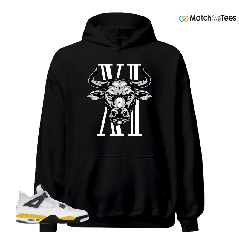 NIKE AIR JORDAN 4 RARE AIR TOUR YELLOW SNEAKER Matching Tees hoodie