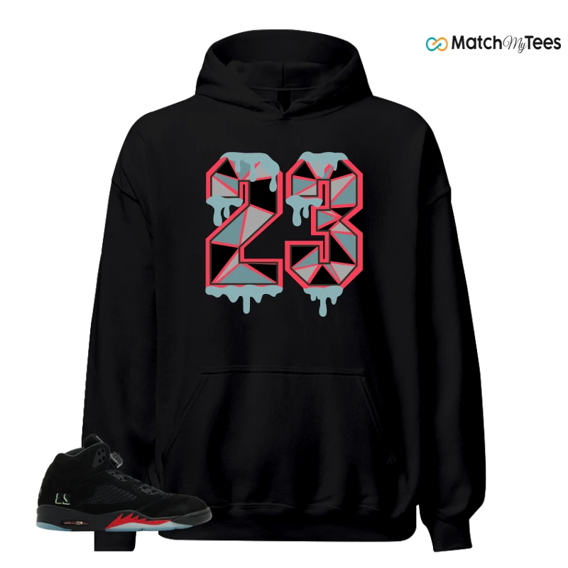 NIKE AIR JORDAN 5 RETRO HALLOWEEN SNEAKER Matching Tees hoodie