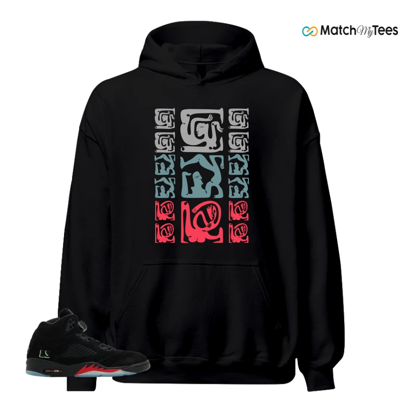 NIKE AIR JORDAN 5 RETRO HALLOWEEN SNEAKER Matching Tees hoodie