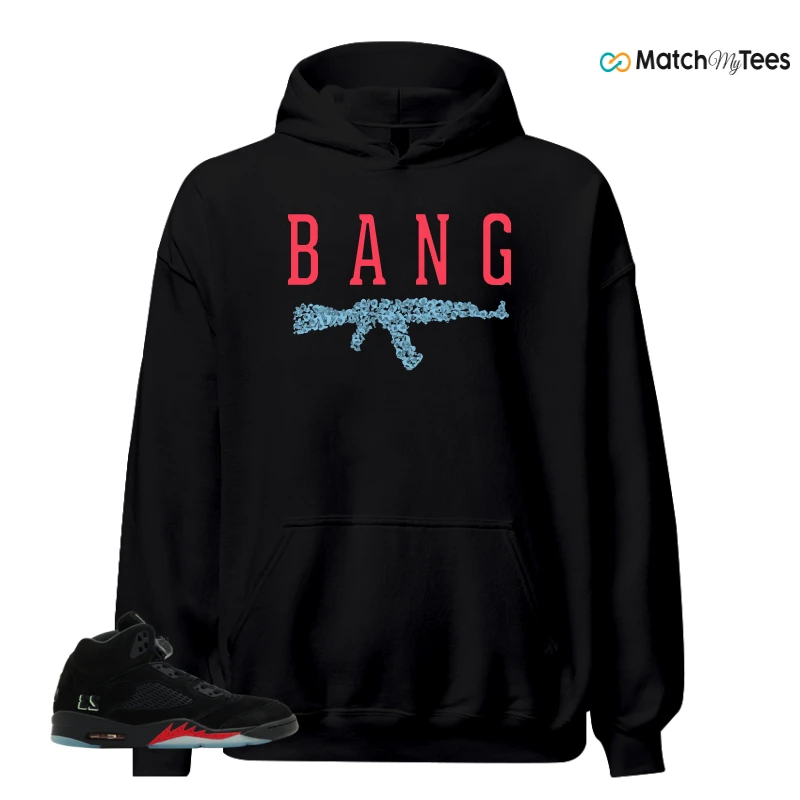 NIKE AIR JORDAN 5 RETRO HALLOWEEN SNEAKER Matching Tees hoodie