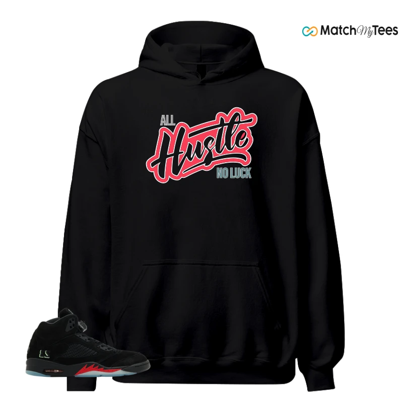 NIKE AIR JORDAN 5 RETRO HALLOWEEN SNEAKER Matching Tees hoodie
