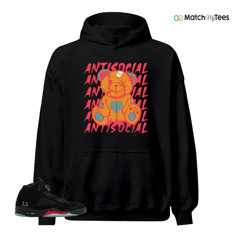 NIKE AIR JORDAN 5 RETRO HALLOWEEN SNEAKER Matching Tees hoodie