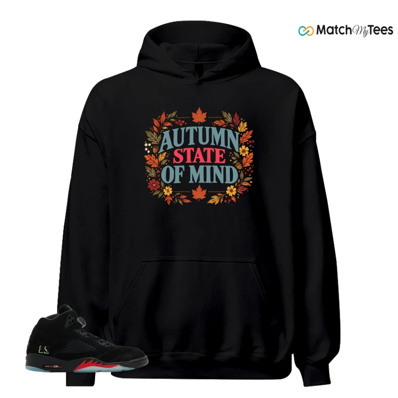 NIKE AIR JORDAN 5 RETRO HALLOWEEN SNEAKER Matching Tees hoodie