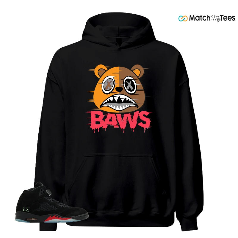 NIKE AIR JORDAN 5 RETRO HALLOWEEN SNEAKER Matching Tees hoodie