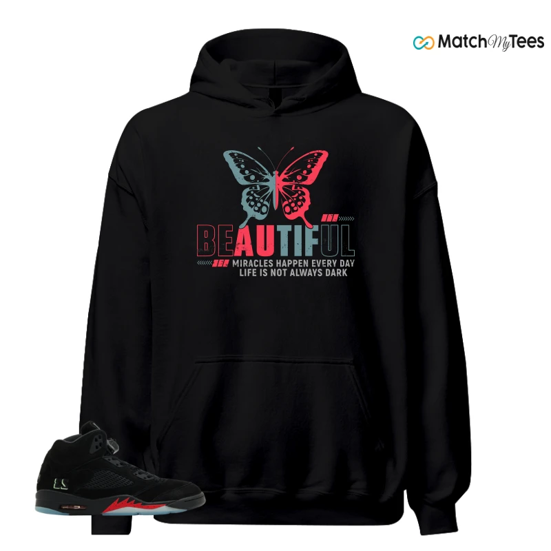 NIKE AIR JORDAN 5 RETRO HALLOWEEN SNEAKER Matching Tees hoodie