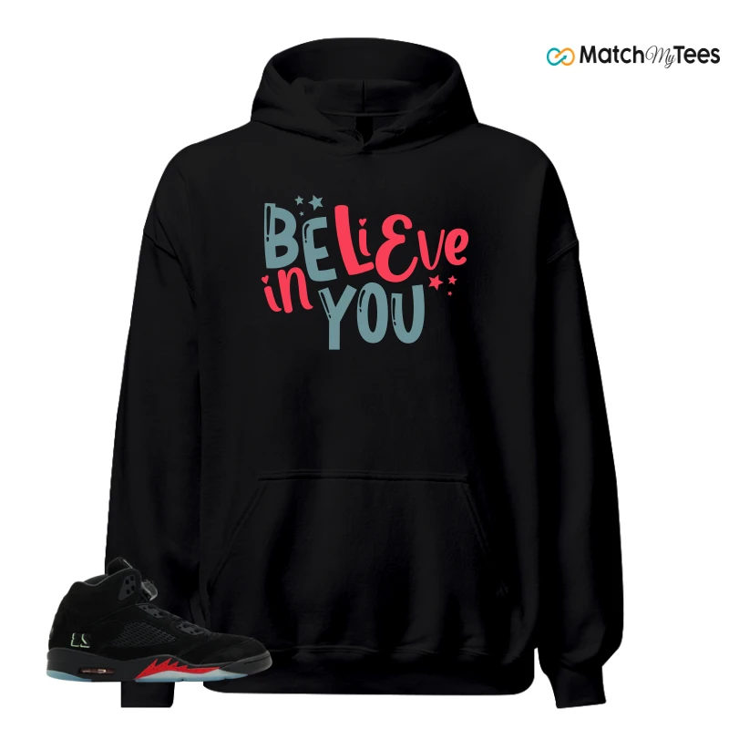 NIKE AIR JORDAN 5 RETRO HALLOWEEN SNEAKER Matching Tees hoodie