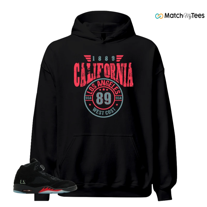 NIKE AIR JORDAN 5 RETRO HALLOWEEN SNEAKER Matching Tees hoodie