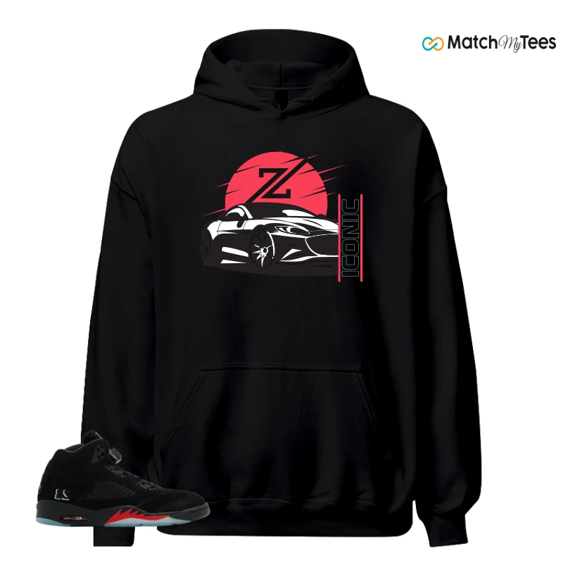 NIKE AIR JORDAN 5 RETRO HALLOWEEN SNEAKER Matching Tees hoodie