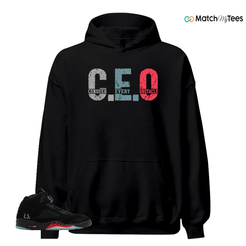 NIKE AIR JORDAN 5 RETRO HALLOWEEN SNEAKER Matching Tees hoodie