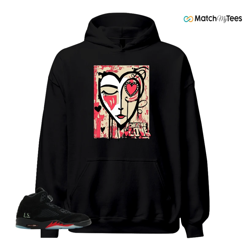 NIKE AIR JORDAN 5 RETRO HALLOWEEN SNEAKER Matching Tees hoodie