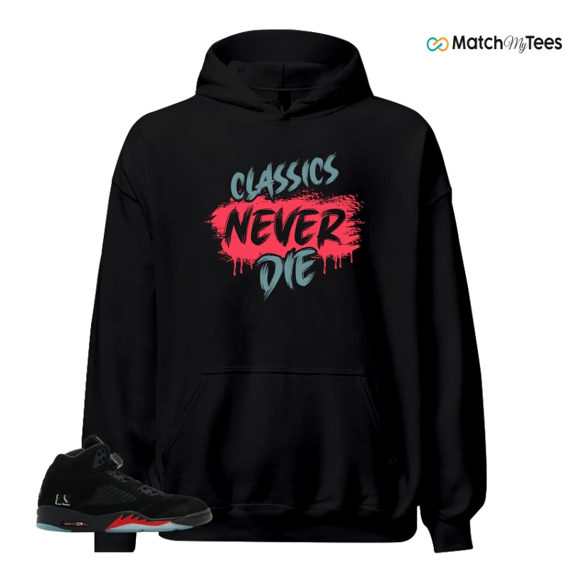 NIKE AIR JORDAN 5 RETRO HALLOWEEN SNEAKER Matching Tees hoodie