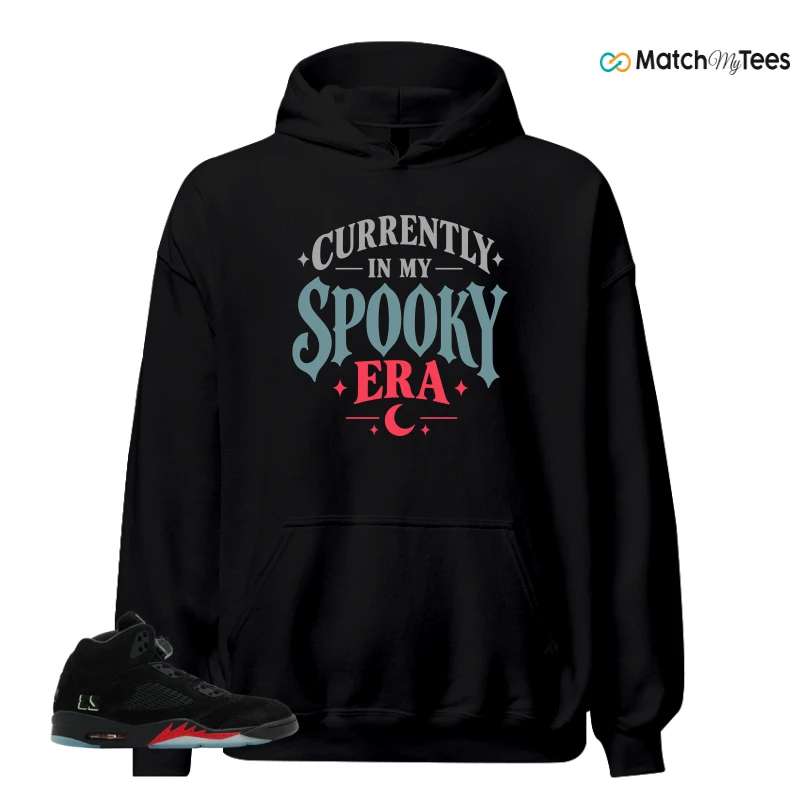 NIKE AIR JORDAN 5 RETRO HALLOWEEN SNEAKER Matching Tees hoodie