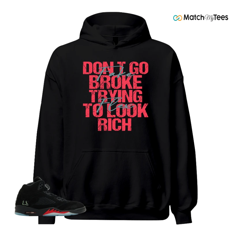 NIKE AIR JORDAN 5 RETRO HALLOWEEN SNEAKER Matching Tees hoodie