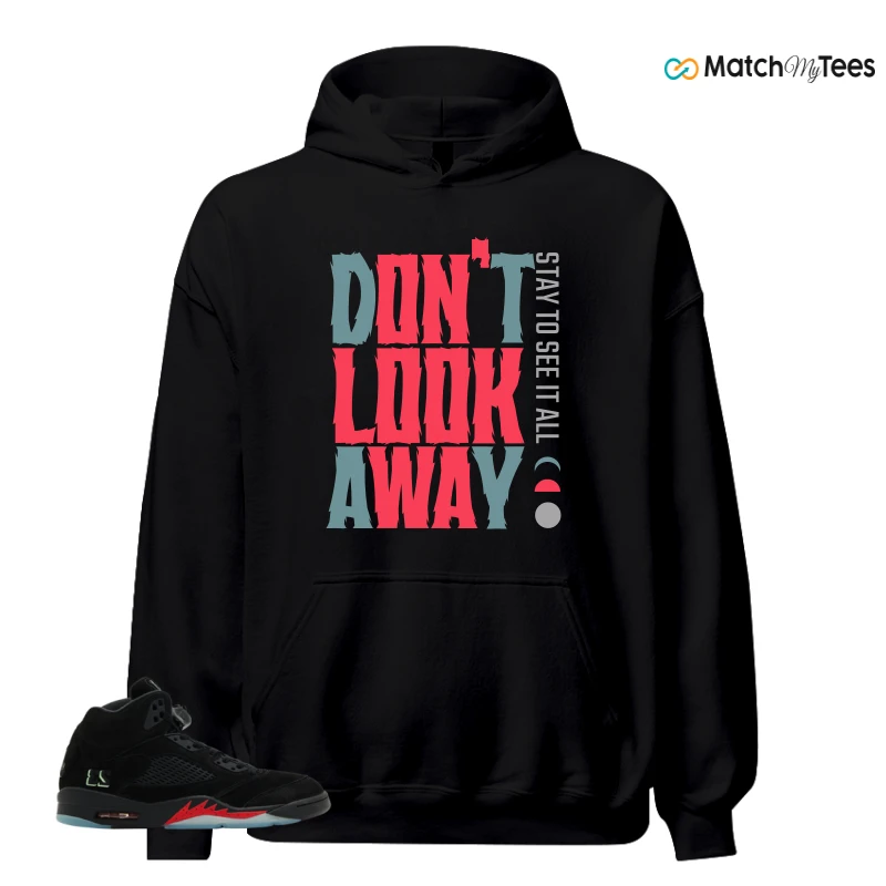 NIKE AIR JORDAN 5 RETRO HALLOWEEN SNEAKER Matching Tees hoodie