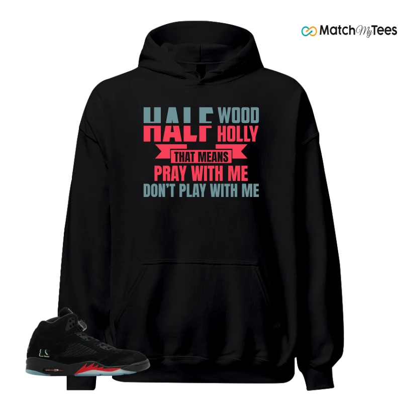 NIKE AIR JORDAN 5 RETRO HALLOWEEN SNEAKER Matching Tees hoodie