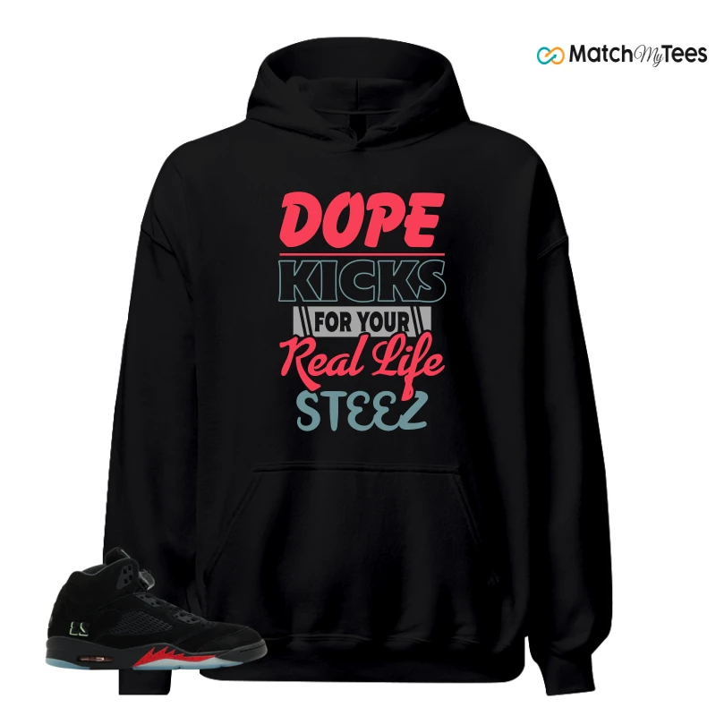 NIKE AIR JORDAN 5 RETRO HALLOWEEN SNEAKER Matching Tees hoodie