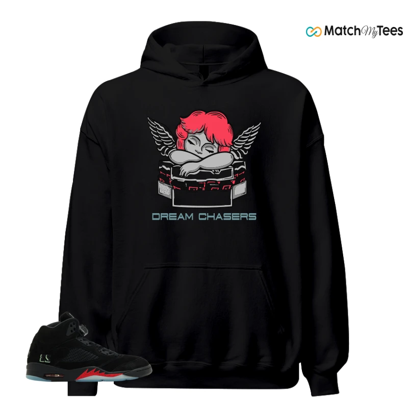 NIKE AIR JORDAN 5 RETRO HALLOWEEN SNEAKER Matching Tees hoodie