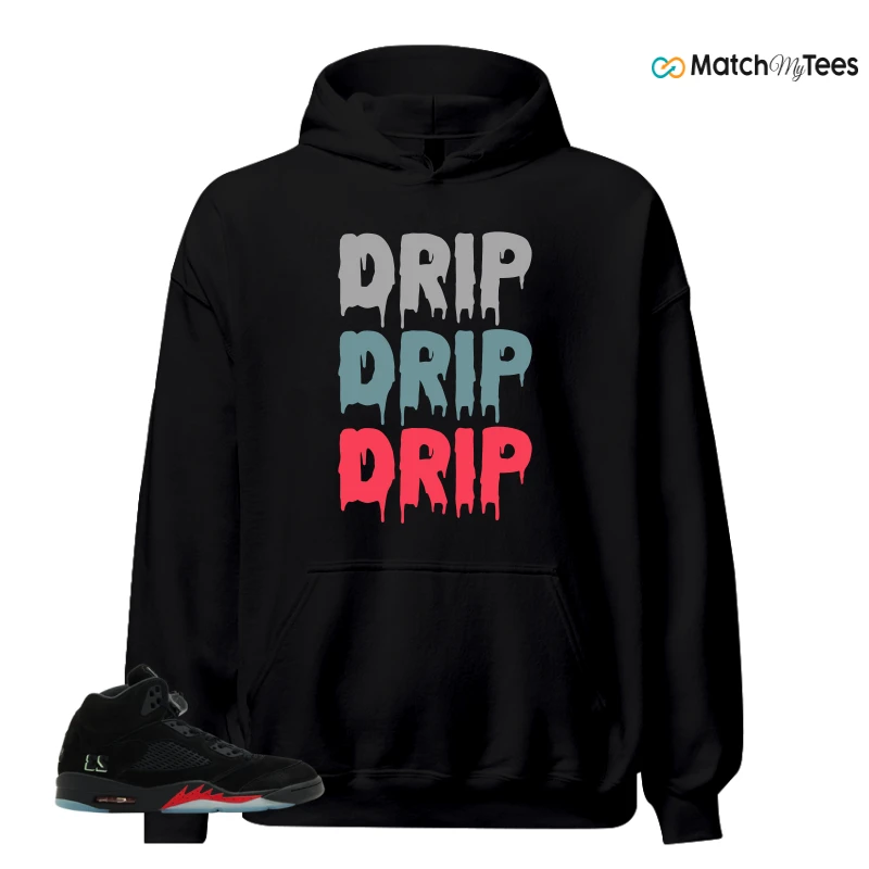 NIKE AIR JORDAN 5 RETRO HALLOWEEN SNEAKER Matching Tees hoodie