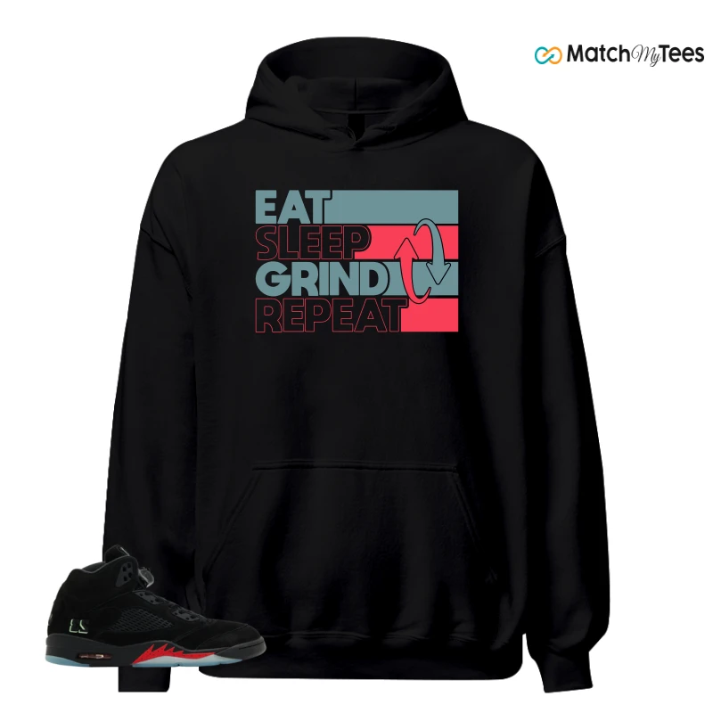 NIKE AIR JORDAN 5 RETRO HALLOWEEN SNEAKER Matching Tees hoodie