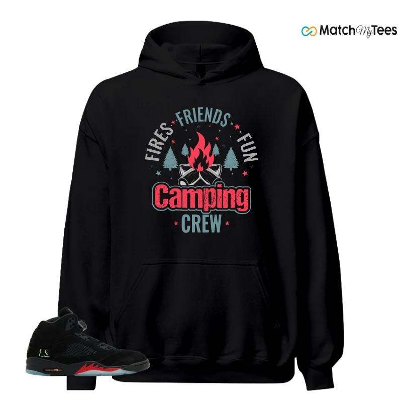 NIKE AIR JORDAN 5 RETRO HALLOWEEN SNEAKER Matching Tees hoodie