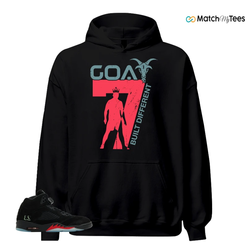 NIKE AIR JORDAN 5 RETRO HALLOWEEN SNEAKER Matching Tees hoodie