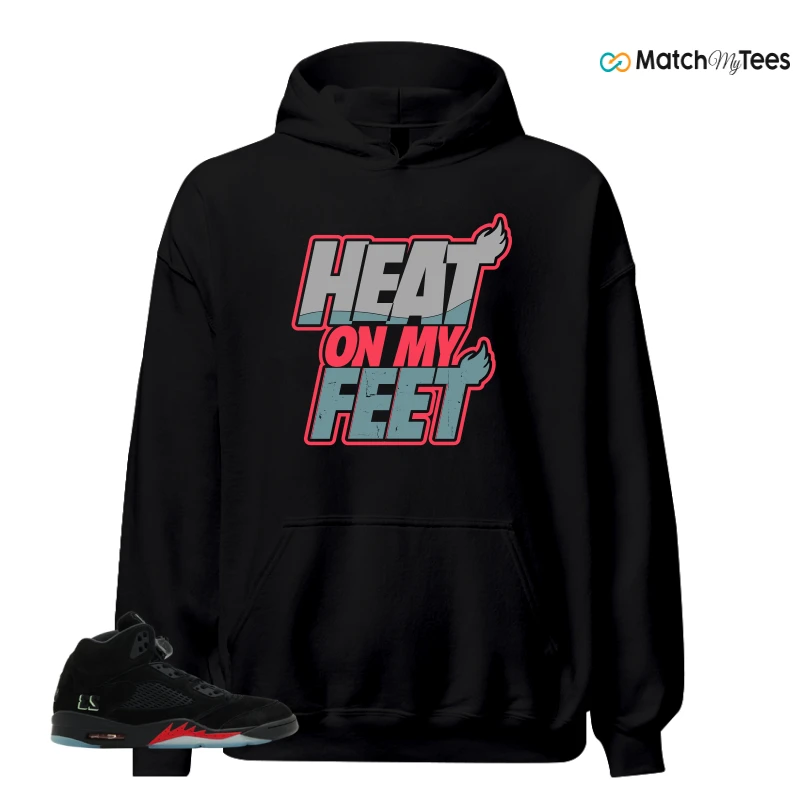 NIKE AIR JORDAN 5 RETRO HALLOWEEN SNEAKER Matching Tees hoodie