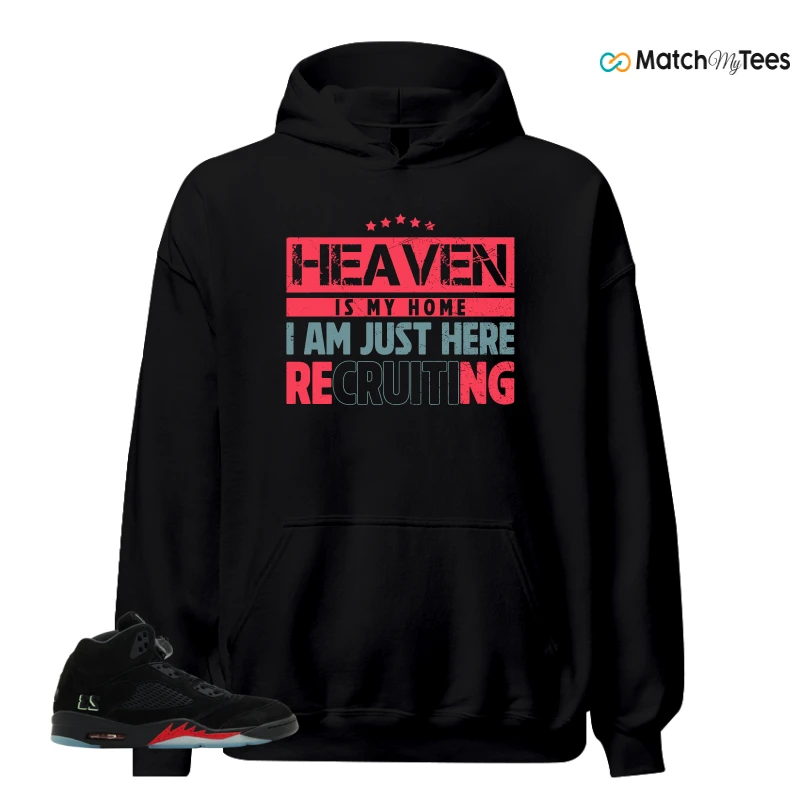 NIKE AIR JORDAN 5 RETRO HALLOWEEN SNEAKER Matching Tees hoodie