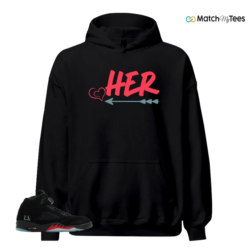 NIKE AIR JORDAN 5 RETRO HALLOWEEN SNEAKER Matching Tees hoodie