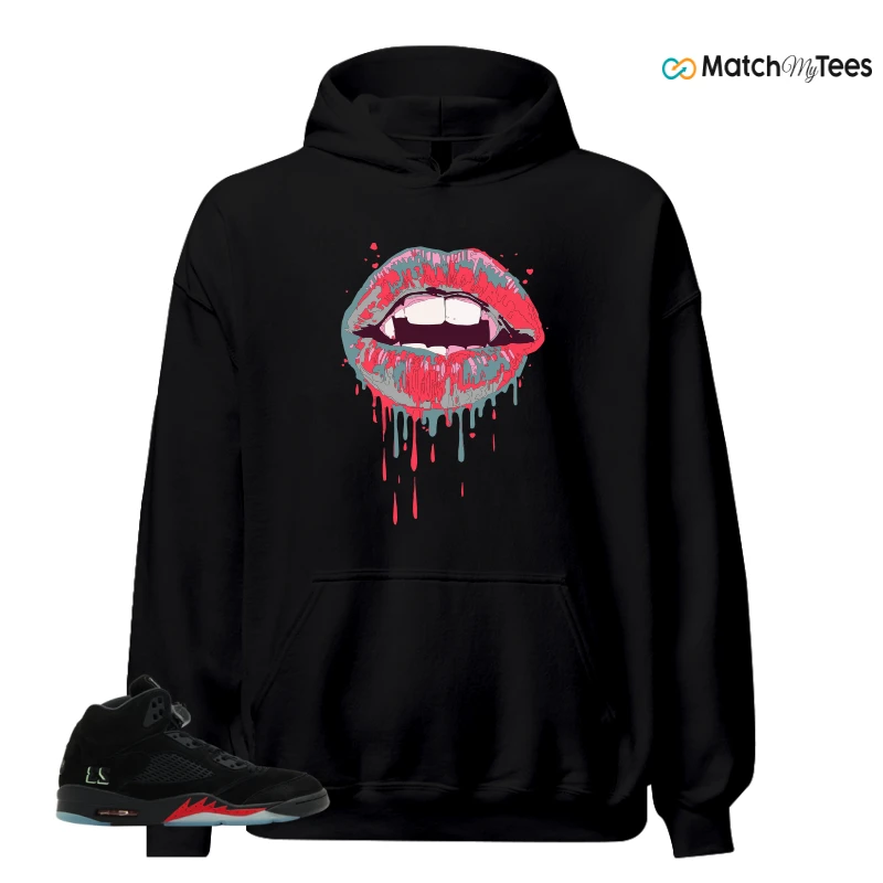 NIKE AIR JORDAN 5 RETRO HALLOWEEN SNEAKER Matching Tees hoodie