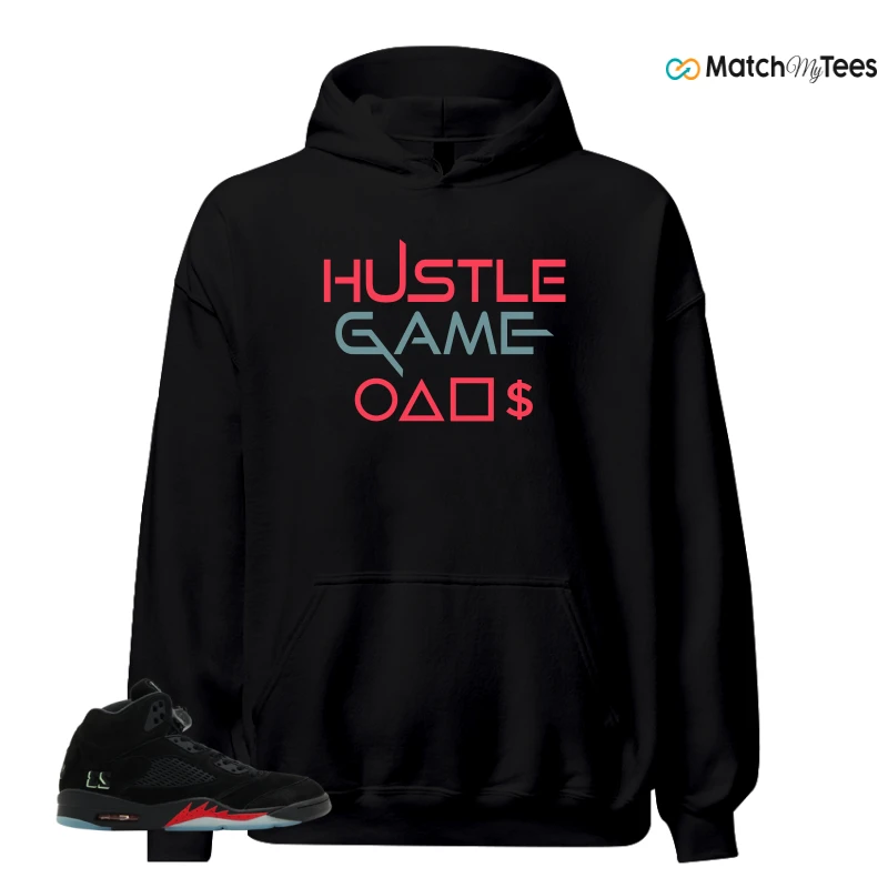 NIKE AIR JORDAN 5 RETRO HALLOWEEN SNEAKER Matching Tees hoodie