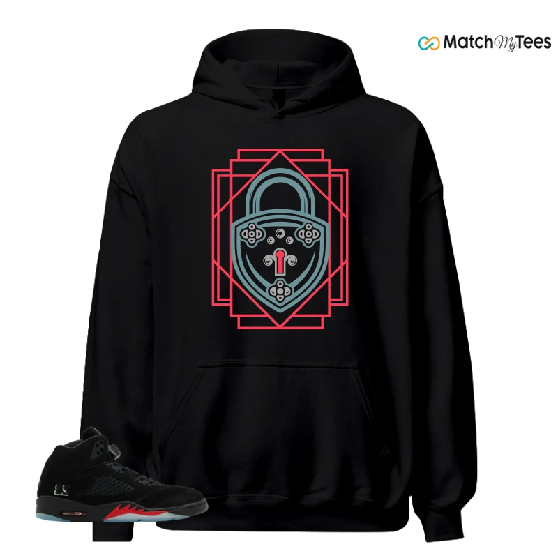 NIKE AIR JORDAN 5 RETRO HALLOWEEN SNEAKER Matching Tees hoodie