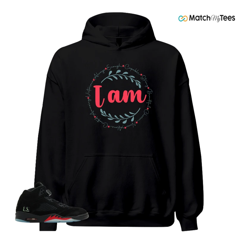 NIKE AIR JORDAN 5 RETRO HALLOWEEN SNEAKER Matching Tees hoodie
