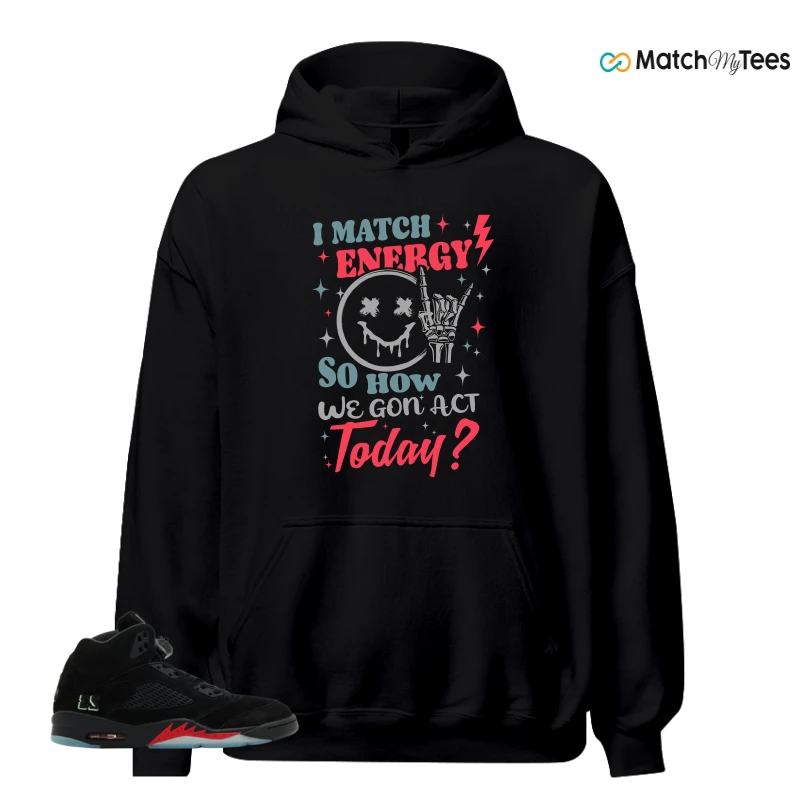 NIKE AIR JORDAN 5 RETRO HALLOWEEN SNEAKER Matching Tees hoodie
