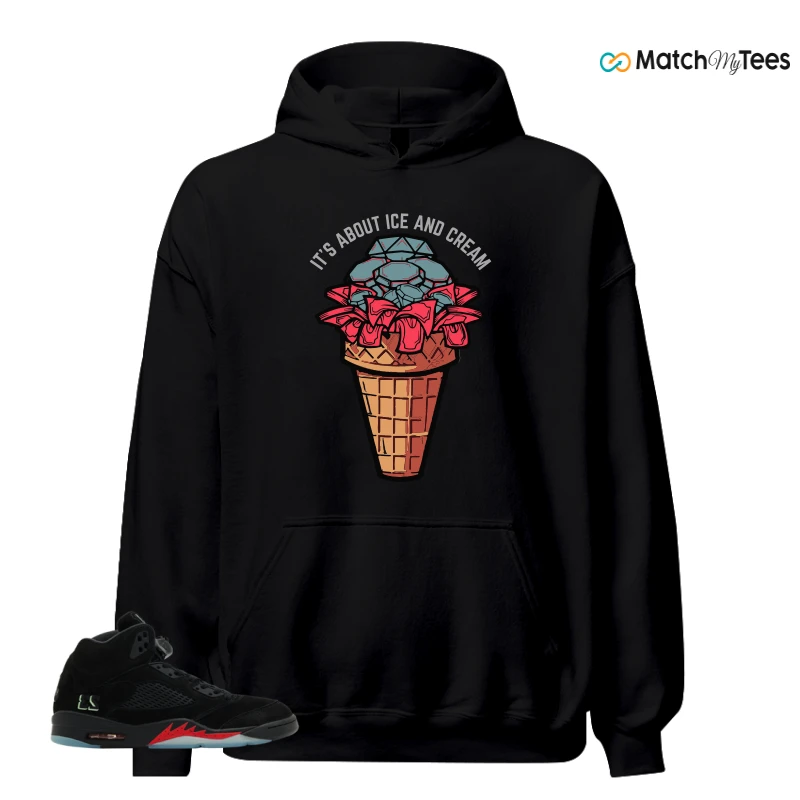 NIKE AIR JORDAN 5 RETRO HALLOWEEN SNEAKER Matching Tees hoodie