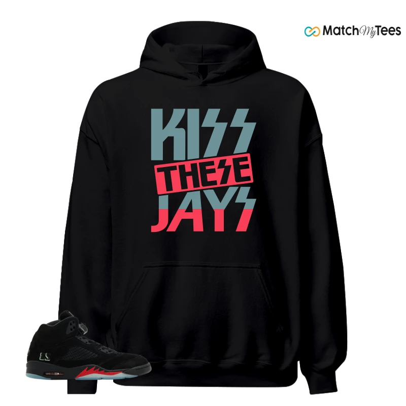 NIKE AIR JORDAN 5 RETRO HALLOWEEN SNEAKER Matching Tees hoodie