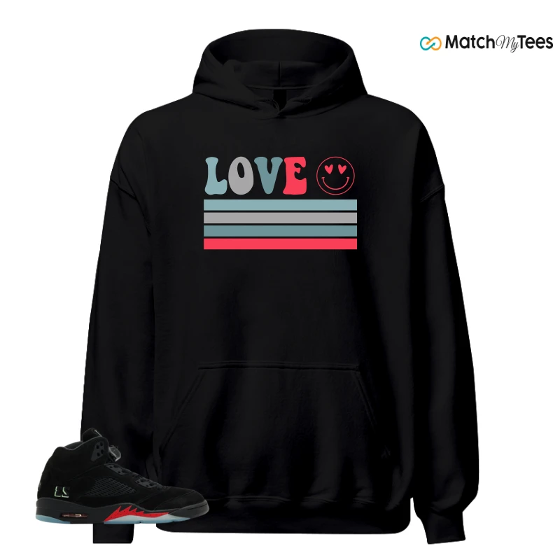 NIKE AIR JORDAN 5 RETRO HALLOWEEN SNEAKER Matching Tees hoodie