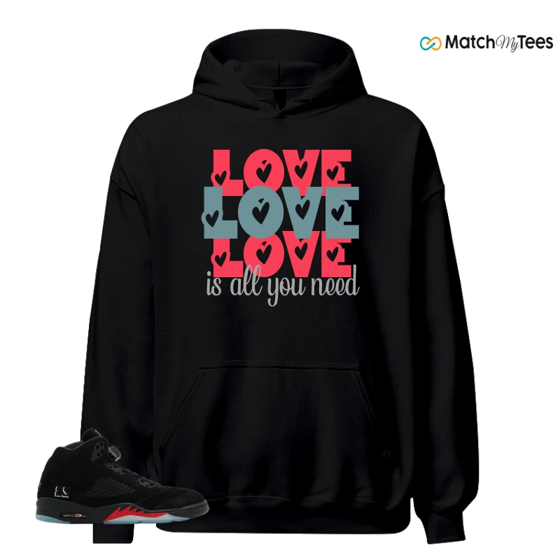 NIKE AIR JORDAN 5 RETRO HALLOWEEN SNEAKER Matching Tees hoodie