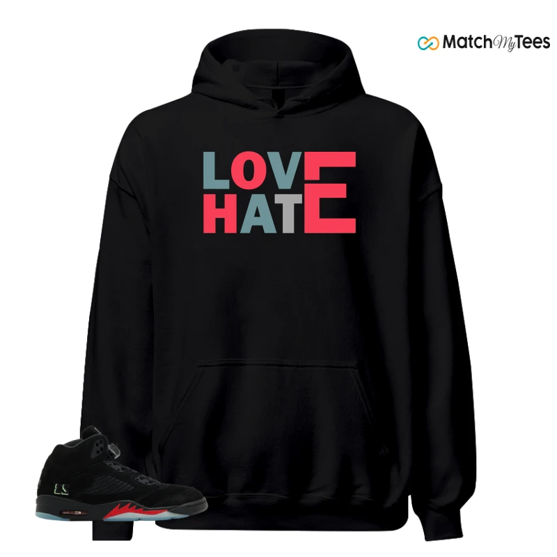 NIKE AIR JORDAN 5 RETRO HALLOWEEN SNEAKER Matching Tees hoodie