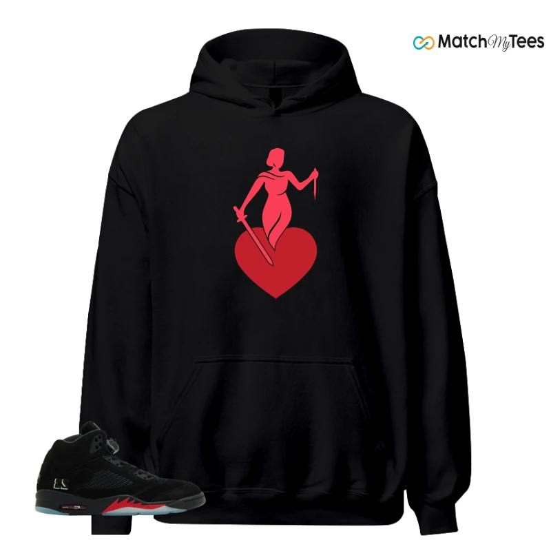 NIKE AIR JORDAN 5 RETRO HALLOWEEN SNEAKER Matching Tees hoodie