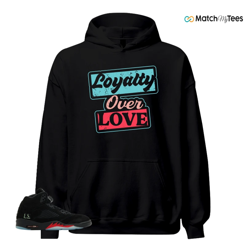 NIKE AIR JORDAN 5 RETRO HALLOWEEN SNEAKER Matching Tees hoodie