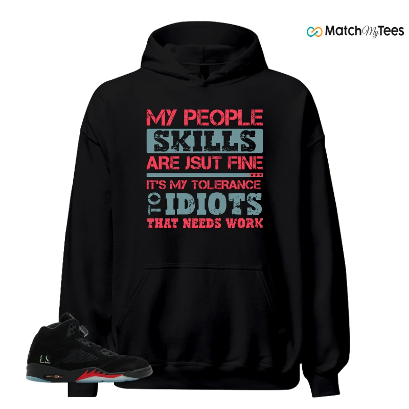 NIKE AIR JORDAN 5 RETRO HALLOWEEN SNEAKER Matching Tees hoodie
