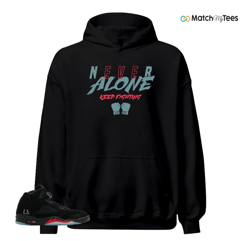 NIKE AIR JORDAN 5 RETRO HALLOWEEN SNEAKER Matching Tees hoodie