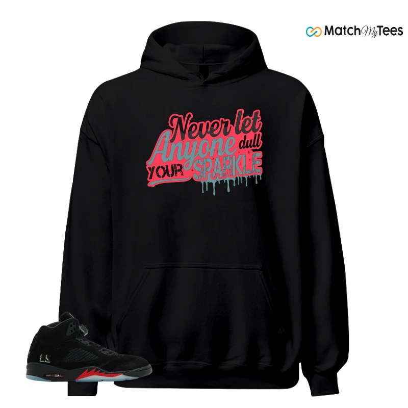 NIKE AIR JORDAN 5 RETRO HALLOWEEN SNEAKER Matching Tees hoodie