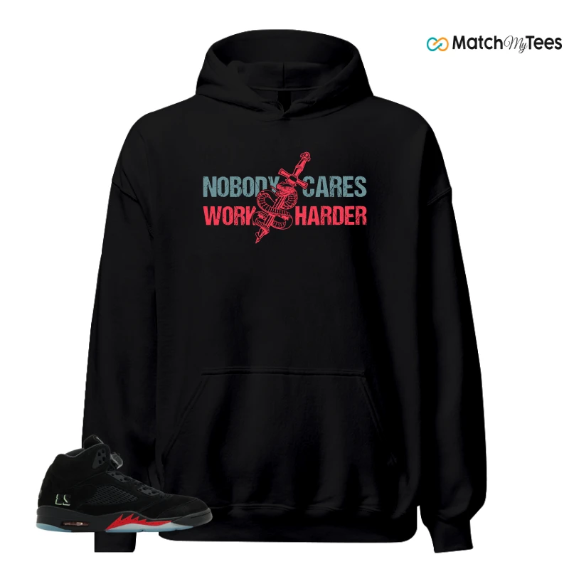 NIKE AIR JORDAN 5 RETRO HALLOWEEN SNEAKER Matching Tees hoodie