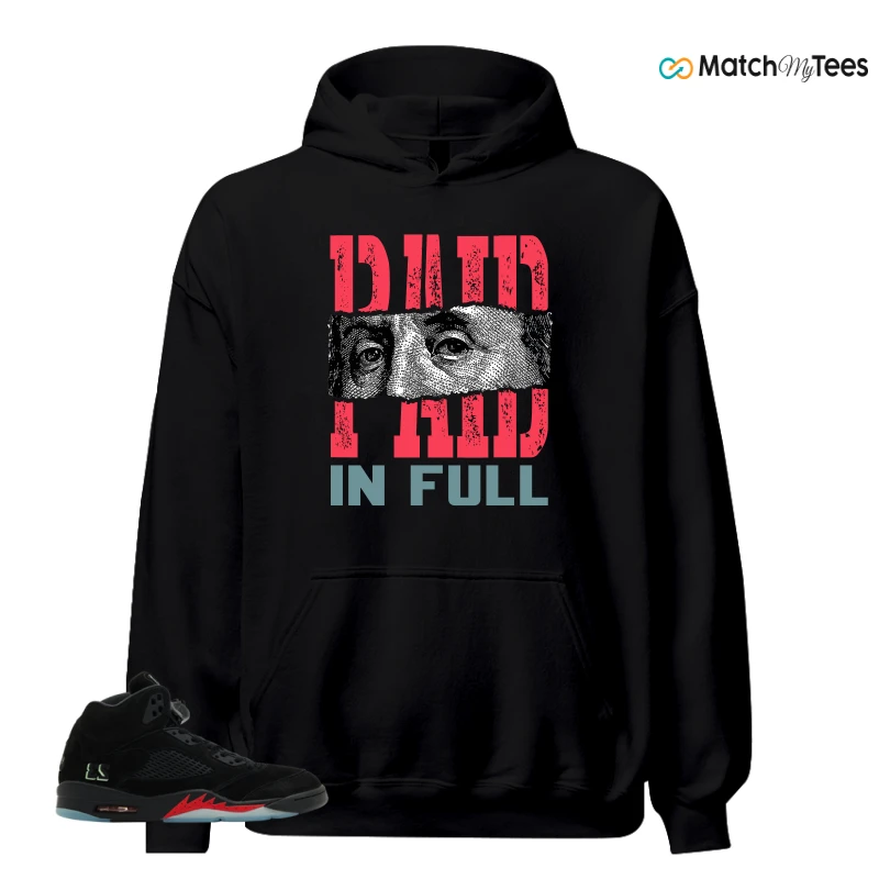 NIKE AIR JORDAN 5 RETRO HALLOWEEN SNEAKER Matching Tees hoodie